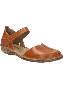 Sandale Josef Seibel "Rosalie 42, orange", Damen, Gr. 42, orange, Obermaterial: 100% Rindsleder Leather cow., Schuhe Sandale