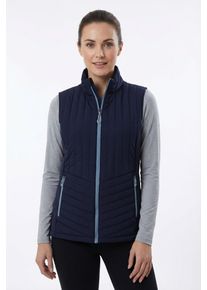 Funktionsweste Killtec "KOS 70 WMN VST", Damen, Gr. 46, blau (nachtblau), Obermaterial: 100% Polyester. Futter: 100% Polyester, Westen Funktionsweste, wasserabweisend, winddicht, mit Wassers&auml;ule 10000 mm, aus Polyester
