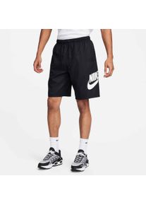 Shorts Nike Sportswear "M NK CLUB SHORT WVN", Herren, Gr. 3XL, N-Gr, schwarz (schwarz, wei&szlig;), Obermaterial: 100% Polyester, Hosen Shorts, mit lockerem Schnitt, aus Polyester