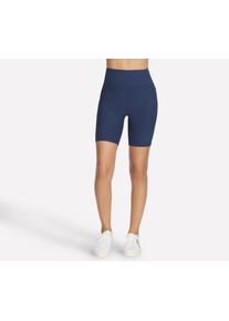 Radlerhose Skechers, Damen, Gr. L (42/44), N-Gr, blau (blau iris), Obermaterial: 88% Nylon, 12% Elasthan, Hosen Radlerhose, mit scheuerfreien N&auml;hten, aus atmungsaktivem GO FLEX RIB&trade; Mischgewebe
