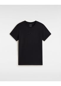 T-Shirt Vans "W ESSENTIAL BFF SS", Damen, Gr. XXL (44), schwarz, Obermaterial: 100% Baumwolle, Shirts T-Shirt, aus Baumwolle, auch in gro&szlig;en Gr&ouml;&szlig;en