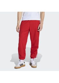 Sporthose adidas originals "FIREBIRD WOVEN", Herren, Gr. XL, N-Gr, rot (better scarlet, normal, gr.), Obermaterial: 100% Polyamid, Hosen Sporthose