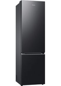 Samsung K&uuml;hl-/Gefrierkombination "RB38C607AS9", Energieeffizienz: A, silber (premium schwarz steel), Rechtsanschlag, wechselbar, K&uuml;hlschr&auml;nke, No Frost+, SpaceMax, Wifi & AI Energy Mode, K&uuml;hl-/Gefrierkombination