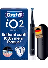 Elektrische Zahnb&uuml;rste Oral-B "iO Series 2", schwarz (night schwarz), Elektrozahnb&uuml;rsten, Elektrische Zahnb&uuml;rste, f&uuml;r die ultimative Reinigung, Reise-Etui