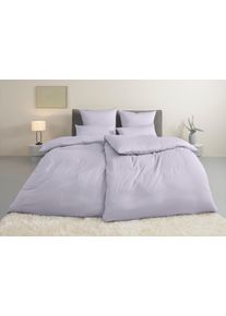 Bettw&auml;sche OTTO HOME "Mila in 135x200, 155x220 oder 200x200 cm", lila (lavendel), B/L: 200cm x 200cm, 1 Stk., 2 Stk., Mako-Satin, B/L: 80cm x 80cm & 80cm x 80cm, 3, Mako-Satin, Obermaterial: 100% Baumwolle, Bettw&auml;sche, Bettw&auml;sche, Mako-Satin, Bettw&auml;sche aus Baumwolle, unifarbene Bettw&auml;sche