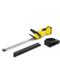 K&auml;rcher Akku-Heckenschere K&Auml;RCHER "HGE 3-18 BATTERY SET *EU", gelb, Gartenscheren-Maschinen, Akku-Heckenschere