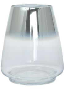 Dekovase Kayoom "Glasvase Saigon 125", silber (silberfarben), B:16cm H:18,5cm T:16cm &Oslash;:0cm, Glas, Vasen, Dekovase