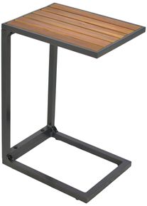 Beistelltisch Merxx "Cee", grau (graphit, natur, graphit, natur), B:41,5cm H:61,5cm T:32cm, Tische, Beistelltisch, BxTxH: 41,5x32x61,5 cm