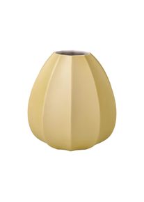Dekovase Goebel "Vase Concave Colori 16 cm champagner", beige (champagner), B:14,5cm H:16cm T:14,5cm &Oslash;:14,5cm, Vasen, Dekovase, Abwischbar