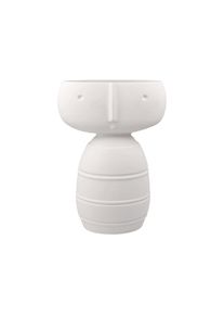 Dekovase Goebel "Vase "Caro" Studio 8 Vultus 22 cm wei&szlig;", wei&szlig;, B:7,5cm H:22cm T:15,5cm, Vasen, Dekovase, Abwischbar