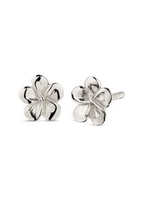 Paar Ohrstecker Elli "Ohrringe Ohrstecker Frangipani 925 Sterling Silber" Gr. 7, silber, Ohrringe, Damen, 7, Silber 925 (Sterlingsilber), Paar Ohrstecker