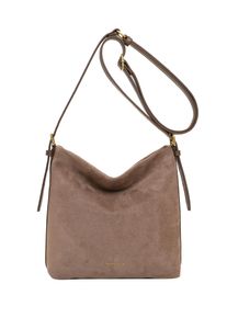 Emily & Noah Umh&auml;ngetasche EMILY & NOAH "Umh&auml;ngetasche E&N Laren", Damen, Gr. B/H/T: 28cm x 27cm x 7cm 0, grau (taupe 900), Polyester, Taschen Umh&auml;ngetasche