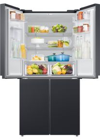 Samsung Side-by-Side "RF48A401EB4/EF", Energieeffizienz: E, gentle schwarz matt, B:83,3cm H:179,3cm T:74cm, K&uuml;hlschr&auml;nke, Side-by-Side