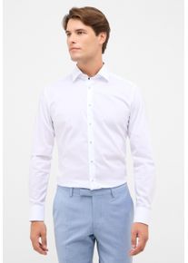 Langarmhemd Eterna "SLIM FIT", Herren, Gr. 38, Normalgr&ouml;&szlig;en, wei&szlig;, Popeline, 100% Baumwolle, schmal, Manschette, Hemden Langarmhemd, NON IRON (b&uuml;gelfrei)