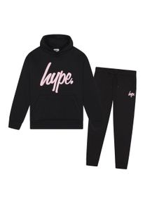 Meisjes Trainingspak Kinderen Zwarte Hoodie en Joggingbroek Casual Lounge Set