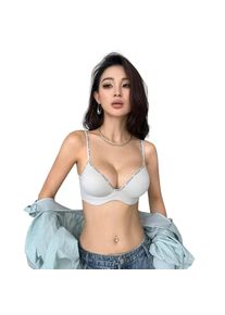 2026 New KUCLUT Print Push-Up Bra for Small Bust Women, 8CM Thick, No Wire, Seamless, Big Boob Enhancer, Round Cup, Hot Style