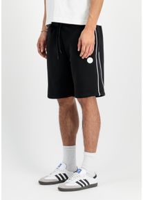 Shorts Alpha Industries "Alpha Studio RL Shorts", Herren, Gr. M, Normalgr&ouml;&szlig;en, schwarz, Obermaterial: 80% Baumwolle, 20% Polyester, Hosen Shorts