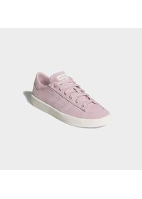 Sneaker adidas Sportswear "JUMP HOOK LOW W", Damen, Gr. 42, rosa (dual lila, dual lila, core wei&szlig;), Textil, Schuhe Sneaker