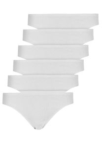 Jazz-Pants Slips Nina von C. "6er Pack Damen Jazzpant Daily", Damen, Gr. 42, wei&szlig;, Obermaterial: 100% Baumwolle CO., Unterhosen Jazz-Pants Slips