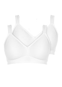 Minimizer-BH VIANIA "2er Pack Minimizer Soft-BH Basic", Damen, Gr. 90, Cup E, wei&szlig;, Obermaterial: 85% Polyester PES. 13% Polyamid PA. 2% Elasthan EL., BHs Minimizer-BH