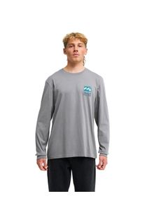 Langarmshirt BILLABONG "Stamp", Herren, Gr. L, grau (pewter), Obermaterial: 70% Baumwolle, 30% Baumwolle., Shirts Langarmshirt