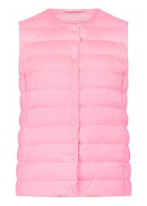 Daunenweste Betty Barclay "Daunenweste mit Rundhalsausschnitt", Damen, Gr. 42, rosa (pink carnation), Obermaterial: 100% Polyester PES., Westen Daunenweste