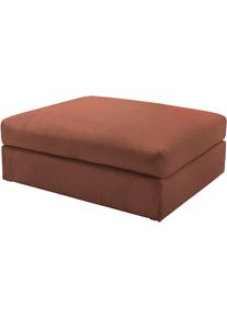 Polsterhocker OTTO HOME "Soft&Cosy XXL, B: 125 cm - OTTO. Verl&auml;ssliche Qualit&auml;t.", terracota, B:125cm H:52cm T:101cm, 100% Polyester, Hocker, Polsterhocker, Mega-Hocker, in Cord oder Chenille-Struktur w&auml;hlbar