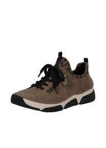 Slip-On Sneaker Rieker, Damen, Gr. 40, braun, Lederimitat, Schuhe Slip-On Sneaker, Schlupfschuh, Halbschuh, Freizeitschuh mit weicher Innensohle