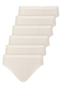 Midislip NINA VON C. "6er Pack Damen Midislip Slipboutique", Damen, Gr. 42, champagner, Obermaterial: 100% Baumwolle CO., Unterhosen Midislip