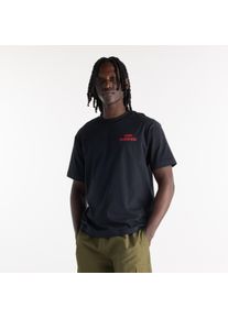 T-Shirt New Balance "INTELLIGENT T-SHIRT", Herren, Gr. S, schwarz (bk), Obermaterial: 100% Baumwolle, Shirts T-Shirt, aus Baumwolle, f&uuml;r Erwachsene geeignet