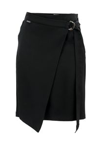 Wickelrock SURI FREY "Wickelrock SFY Freyday", Damen, Gr. S, schwarz (schwarz 100), Obermaterial: 97% Polyester PES. 3% Elasthan EL., R&ouml;cke Wickelrock
