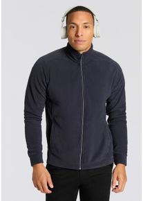 Fleecejacke CMP, Herren, Gr. 60, blau (antracite), Obermaterial: 100% Polyester, normal, Jacken Fleecejacke, mit Frontrei&szlig;verschluss, aus Artic-Fleece