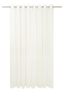 Gardine OTTO HOME "Dolly" Gr. 2, wei&szlig; (beige), B:300cm H:120cm, Polyester, Gardinen, Gardine, gewebt, Polyester