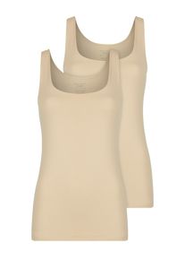 Achseltop Nina von C. "2er Pack Damen Achseltop Eco Soft", Damen, Gr. 48, N-Gr, beige (nude), Obermaterial: 84% Polyamid PA. 16% Elasthan EL., Unterhemden Achseltop