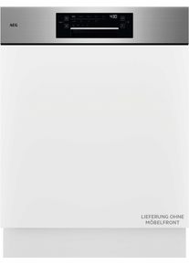 AEG teilintegrierbarer Geschirrsp&uuml;ler "GT9200X2SCM", Energieeffizienz: A, wei&szlig; (edelstahl), B:59,6cm H:84,5cm T:58cm, Geschirrsp&uuml;ler, Leise Sp&uuml;lmaschine 38 dB kraftvoll gegen Eingebranntes EEK A-10 %, teilintegrierbarer Geschirrsp&uuml;ler