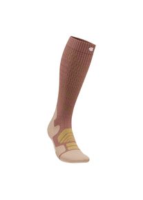 Sportsocken Bauerfeind "OUTDOOR MERINO COMPRESSION SOCKS", Damen, Gr. 43-46, coral, m, Obermaterial: 54% Polyamid, 37% Wolle, 9% Elasthan, Socken Sportsocken, mit Kompressionszonen