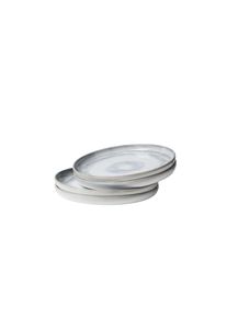 Dessertteller GIPFELST&Uuml;CK "Tiefer See", grau (grau, wei&szlig;), Speiseteller, Dessertteller