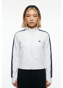Trainingsjacke Ellesse, Damen, Gr. 34, sanftes wei&szlig;, Obermaterial: 92% Polyester, 8% Elasthan, Jacken Trainingsjacke, aus Polyester mit Elasthan-Anteil, f&uuml;r Sportmode und Streetwear