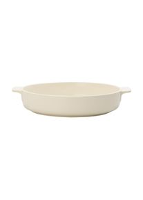 Villeroy & Boch Auflaufform VILLEROY & BOCH "Auflaufform Clever Cooking &oslash; 28.0 cm wei&szlig;", wei&szlig;, Porzellan, Auflaufformen, Auflaufform