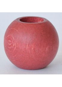 Gardinenbefestigungen Ersatzteile Kutti "Holzkugel, Schlaufenkugel, &Oslash; 25 mm" Gr. 1, rot (dunkelrot), &Oslash;:25cm, Holzwerkstoff, Gardinenbefestigungen, Gardinenbefestigungen Ersatzteile, Deko f&uuml;r Raffrollos und Scheibengardinen