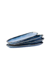 Servierplatte GIPFELST&Uuml;CK "Wilde Schlucht", blau, Servierplatten, Servierplatte