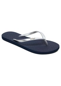 Sandale Roxy "Viva Tone", Damen, Gr. 8,5(39), silber, Obermaterial: 98% Synthetikmaterial, 2% Metall / Futter: 100% Synthetikmaterial / Au&szlig;ensohle: 100% Moosgummi., Schuhe Sandale