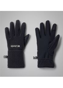 Fleecehandschuhe Columbia "Helvetia II Sherpa Glove W", Damen, Gr. XS, schwarz, Fleece;Softshell, Materialmix, Handschuhe Fleecehandschuhe, Touchscreen-kompatible Fingerspitzen, wasserabweisend