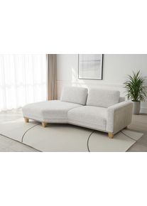 Sit & More Ecksofa SIT & MORE "Concept", ivory, B:237cm H:84cm T:126cm, 100% Polyester, Sofas, Ecksofa, Modernes Sofa in drei Fu&szlig;farben zur Auswahl