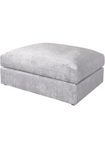 Polsterhocker OTTO HOME "Soft&Cosy XXL, B: 125 cm - OTTO. Verl&auml;ssliche Qualit&auml;t.", hellgrau, B:125cm H:52cm T:101cm, 100% Polyester, Hocker, Polsterhocker, Mega-Hocker, in Cord oder Chenille-Struktur w&auml;hlbar