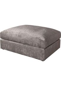 Polsterhocker OTTO HOME "Soft&Cosy XXL, B: 125 cm - OTTO. Verl&auml;ssliche Qualit&auml;t.", beige (taupe), B:125cm H:52cm T:101cm, 100% Polyester, Hocker, Polsterhocker, Mega-Hocker, in Cord oder Chenille-Struktur w&auml;hlbar