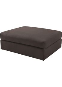 Polsterhocker OTTO HOME "Soft&Cosy XXL, B: 125 cm - OTTO. Verl&auml;ssliche Qualit&auml;t.", dunkelbraun, B:125cm H:52cm T:101cm, 100% Polyester, Hocker, Polsterhocker, Mega-Hocker, in Cord oder Chenille-Struktur w&auml;hlbar
