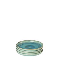 Dessertteller GIPFELST&Uuml;CK "Tiefer See", blau (blau, gr&uuml;n), Speiseteller, Dessertteller