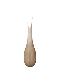 Dekovase Goebel "Vase Studio 8 Raindrop 41 cm beige", beige, B:10cm H:41cm T:10cm &Oslash;:10cm, Vasen, Dekovase, Abwischbar
