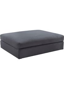 Polsterhocker OTTO HOME "Soft&Cosy XXL, B: 125 cm - OTTO. Verl&auml;ssliche Qualit&auml;t.", grau (anthrazit), B:125cm H:52cm T:101cm, 100% Polyester, Hocker, Polsterhocker, Mega-Hocker, in Cord oder Chenille-Struktur w&auml;hlbar